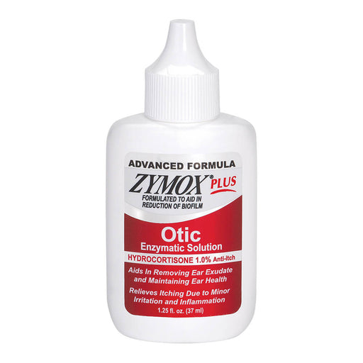 Zymox Advanced Formula PLUS Otic - Hydrocortisone, 1.25 oz - 006PKB-1201A - 1.25 oz - 1