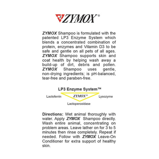 Zymox Enzymatic Shampoo for Pets - 013ZYM02-G - 1 gallon - 4